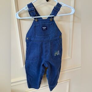 Vintage OshKosh B'gosh Blue Denim Overalls for Kids